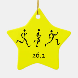 Marathon Inspiration Ceramic Tree Decoration