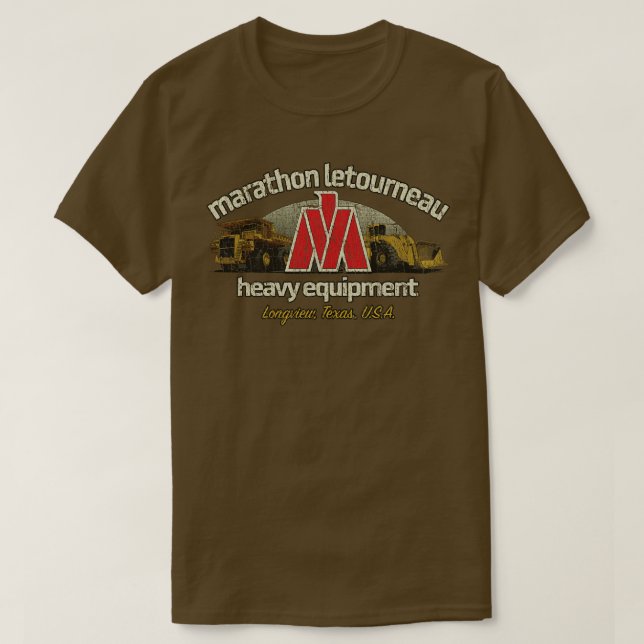 Marathon LeTourneau Longview 1970 T-Shirt (Design Front)