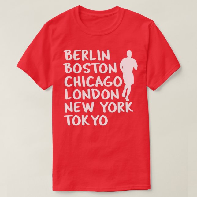 Marathon Major Cities T-Shirt (Design Front)