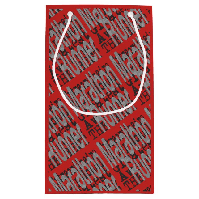 Marathon Runner Extraordinaire Small Gift Bag (Back)