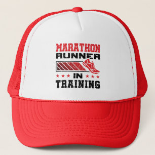 Marathon Runner In Training Trucker Hat