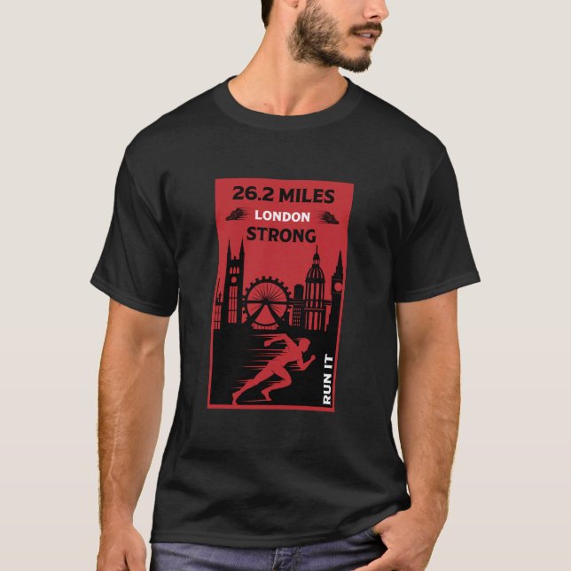 Marathon Runner London 26.2 T-Shirt (Front)
