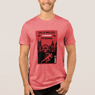 Marathon Runner London 26.2 Tri-Blend Shirt