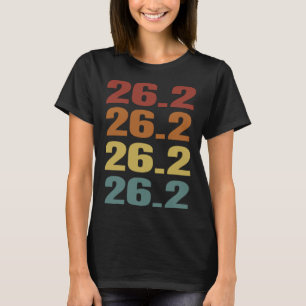 Marathon Runner  Retro Running 26 2 Miles T-Shirt
