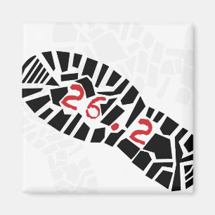 Marathon Runners 26.2 Magnets