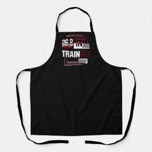 Marathon Running - 26.2 in Training Abstract  Apron