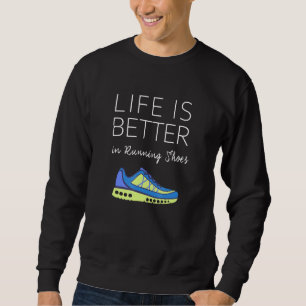 Marathon Running Runner Tee - Life Is Better In Ru