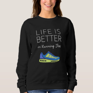 Marathon Running Runner Tee - Life Is Better In Ru