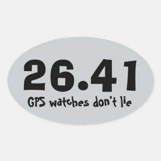 Marathon Running Sticker