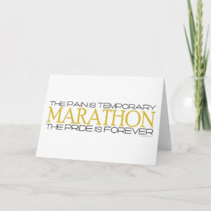 Marathon - The Pride is Forever – Congratulation Card