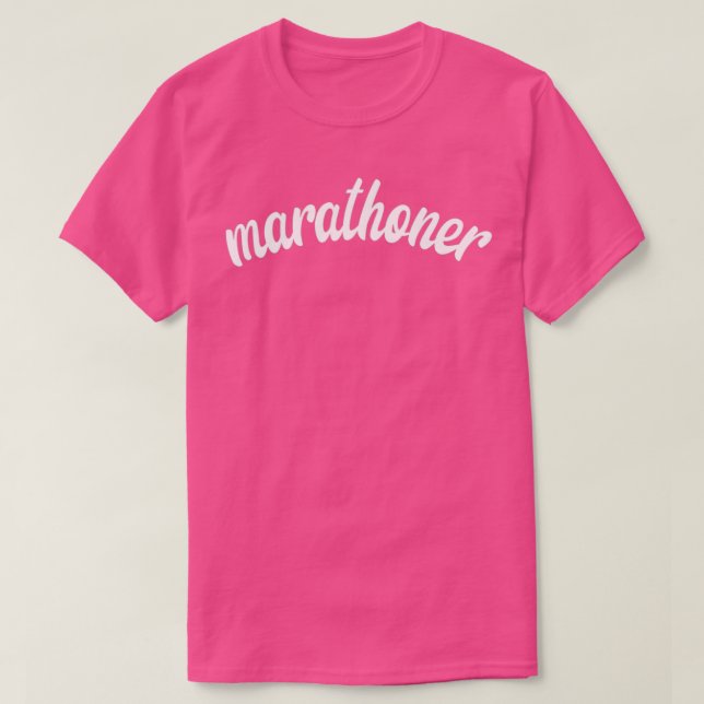 Marathoner Running Super Power Running Mens Womens T-Shirt (Design Front)