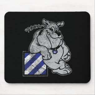 Marauder 3rd Infantry Division Rocky The Bulldog  Mouse Pad