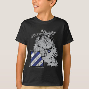 Marauder 3rd Infantry Division Rocky The Bulldog  T-Shirt
