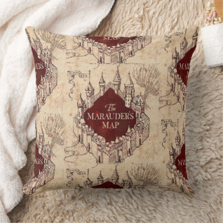 Marauders Map Harry Potter Pillow