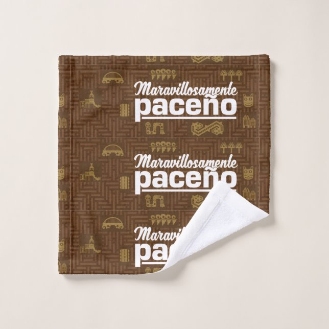 Maravillosamente paceño bath towel set (Wash Cloth)