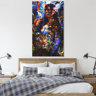 “Marayuna” - Forest Palette - Women In Amazonia Canvas Print