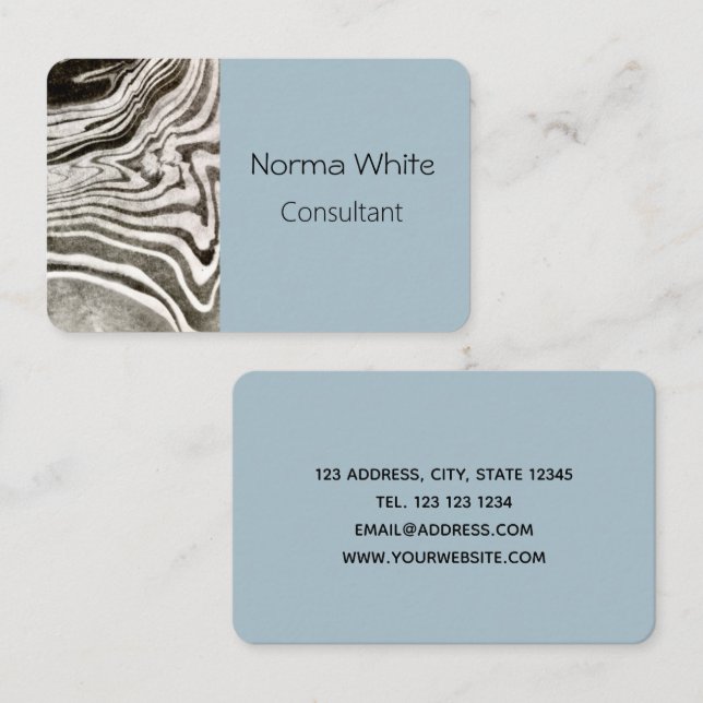 Marbeled Business Card (Front/Back)