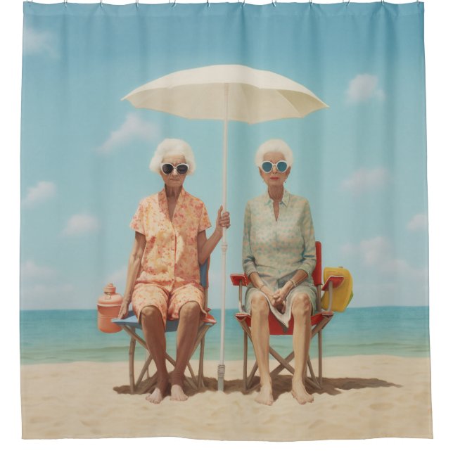 Marbella Ladies Shower Curtain (Front)