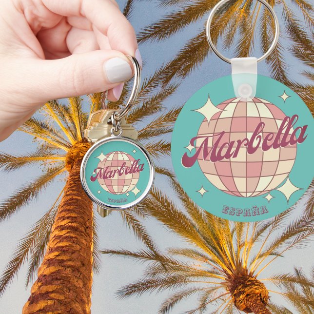 Marbella Spain canary island souvenir  Key Ring (Creator Uploaded)