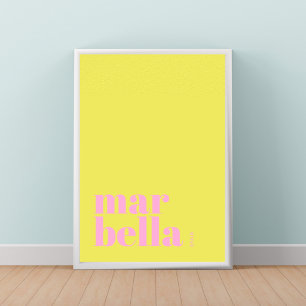 Marbella Spain modern city Poster