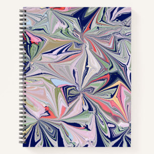 Marble Abstract Design Notebook