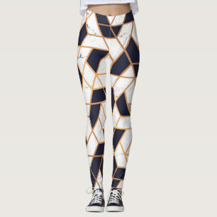 Marble Abstract Mosaic Leggings