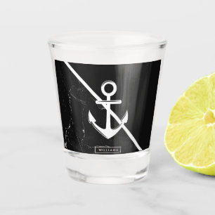 Marble & Anchor Shot Glass