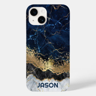 Marble and Glitter Case-Mate iPhone 14 Case