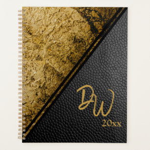 Marble and Leather Planner