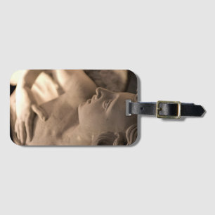 Marble Angel Sculpture Art Print Luggage Tag