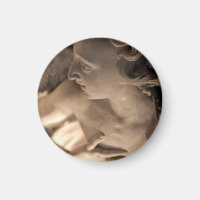 Marble Angel Sculpture Art Print