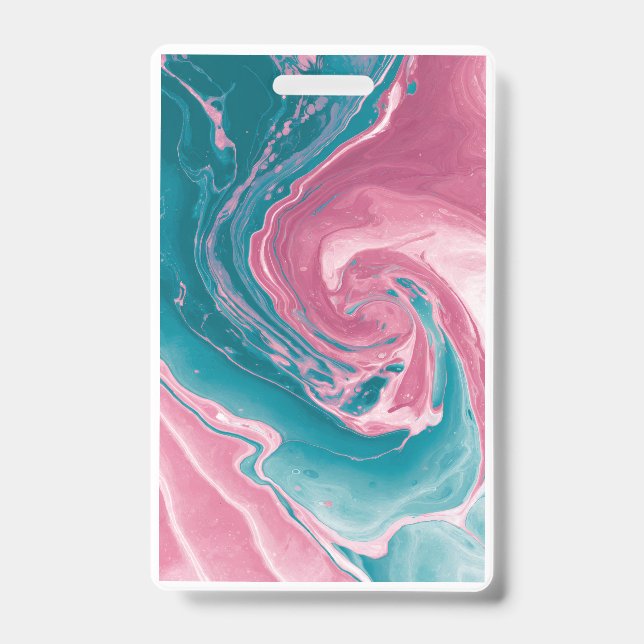 Marble Badge ID Badge (Front)