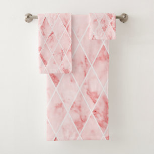marble bath towel set
