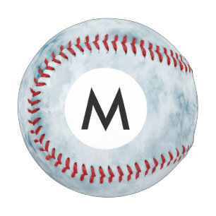 Marble Blue Texture Background Baseball