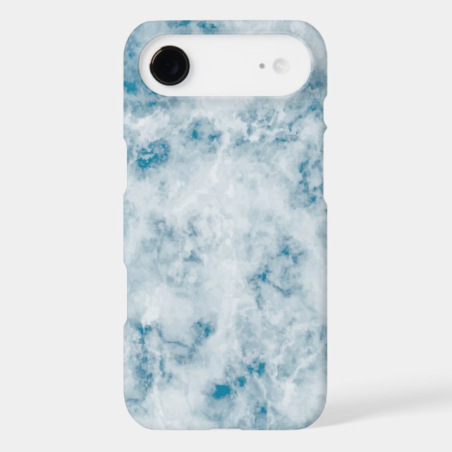Marble Blue Texture Background Case-Mate iPhone Case (Back)