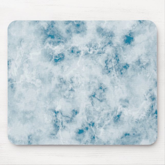 Marble Blue Texture Background Mouse Pad (Front)