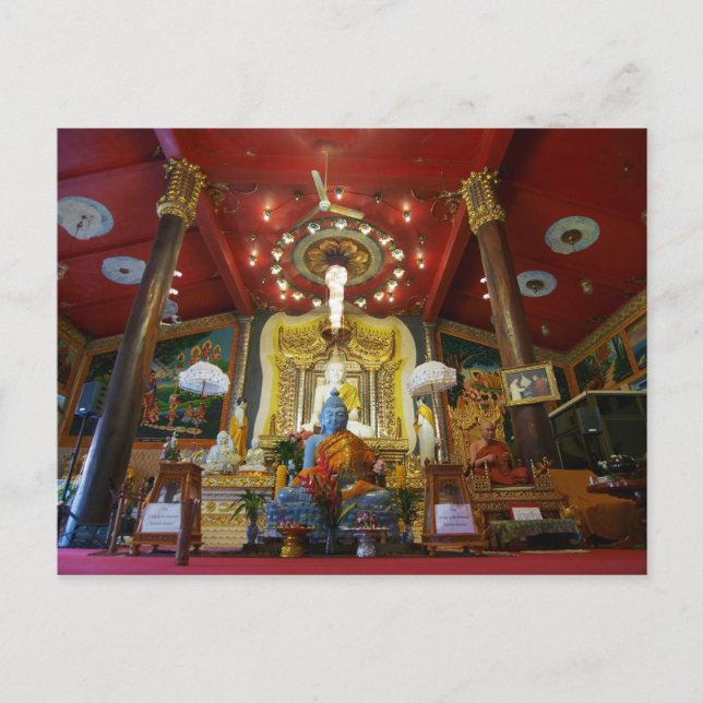 Marble Buddha Statue Postcard (Front)