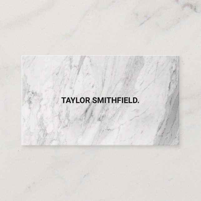 Marble Business Card (Front)