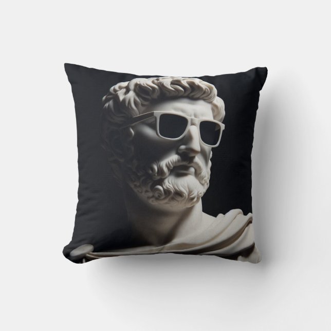 Marble bust cushion (Front)
