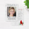 Marble Cardinal Photo Memorial Prayer Card