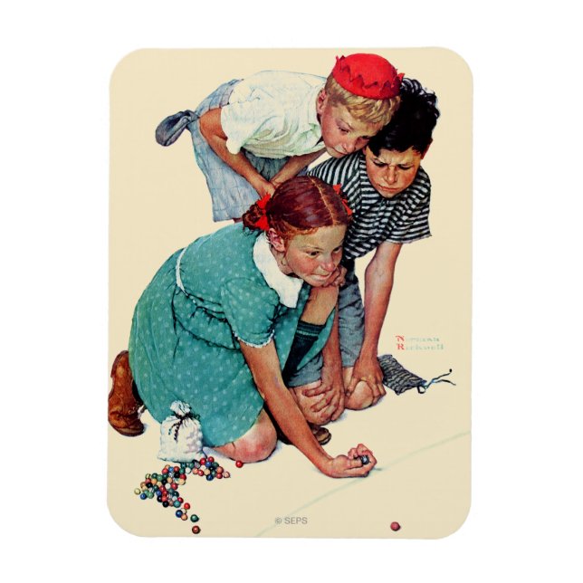 Marble Champion Magnet (Vertical)
