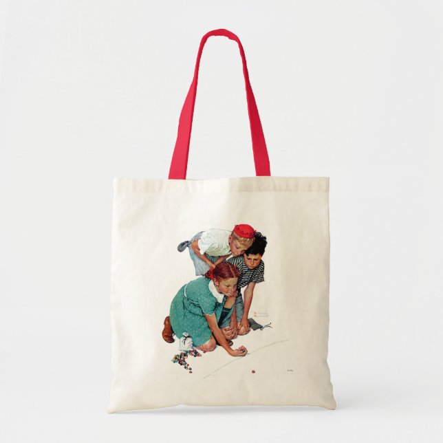 Marble Champion Tote Bag (Front)