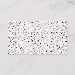 Marble chips stone shapes pieces abstract textured business card