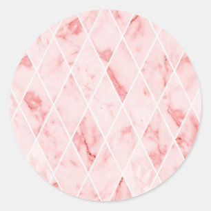 marble classic round sticker