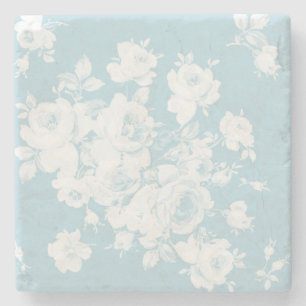 Marble Coaster aqua roses