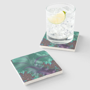 Marble Coaster: Bold Art Design Stone Coaster