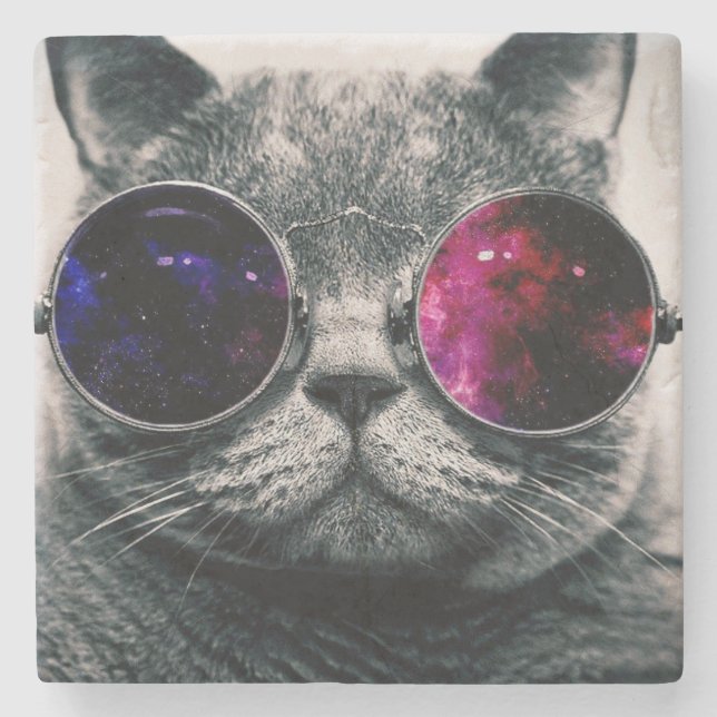 Marble Coaster - Cool Cat (Front)