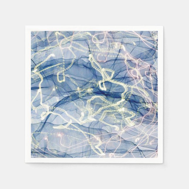 Marble Digital Modern Abstract Art Napkin (Front)
