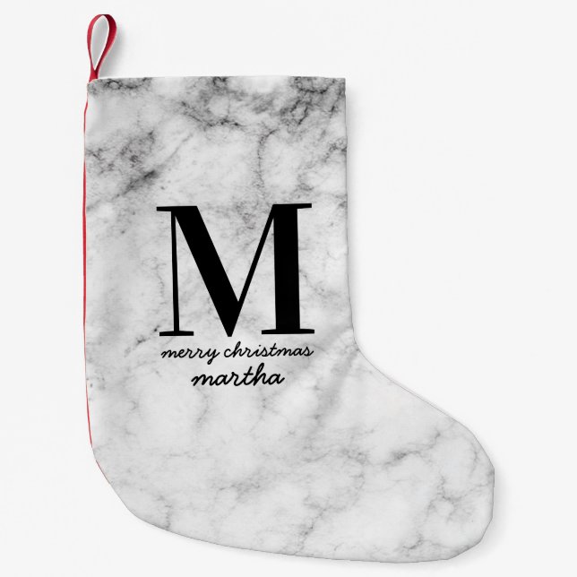 MARBLE EFFECT INITIAL STOCKING (Front)
