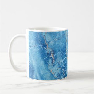 Marble Elegance: Natural Textured Surface. Coffee Mug